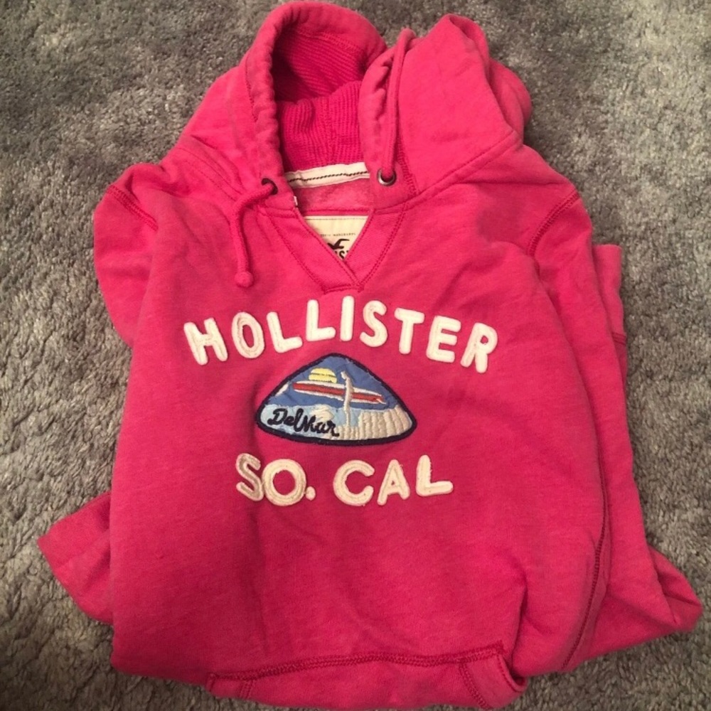 Pink Hollister Hoodie